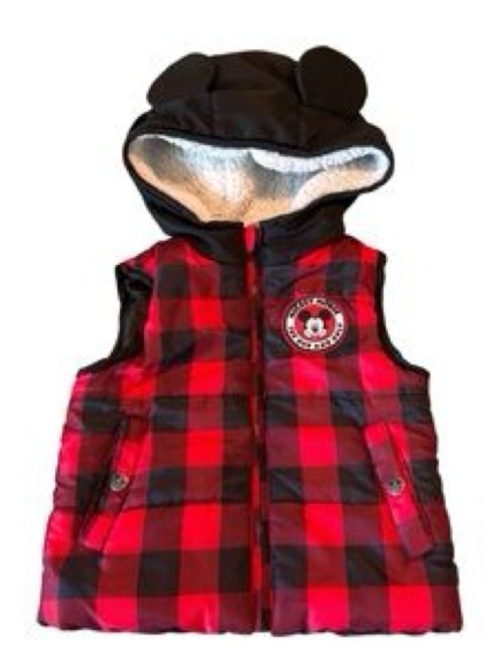 NWOT MICKEY PUFFER VEST WITH EARS